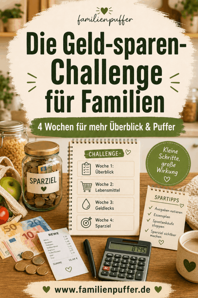 Geld sparen challenge