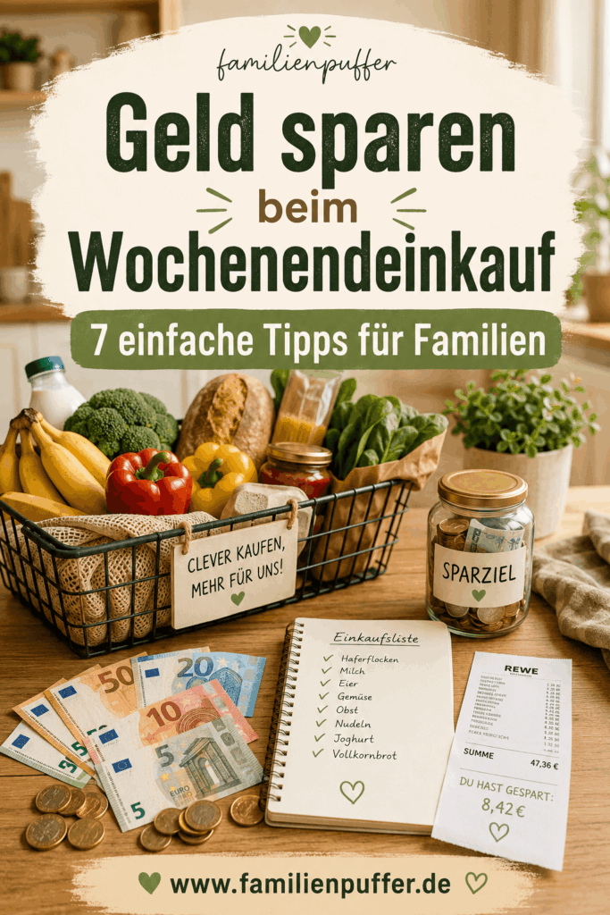 Geld sparen beim Einkaufen
