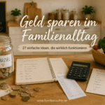 Geld sparen im Alltag als Familie