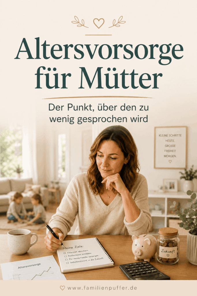 Altersvorsorge für Mütter und Frauen