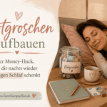 Notgroschen aufbauen durch sparen und Challenge