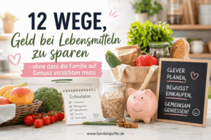 Geld sparen beim Lebensmittel Einkaufen