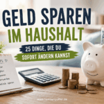 Geld sparen im Alltag