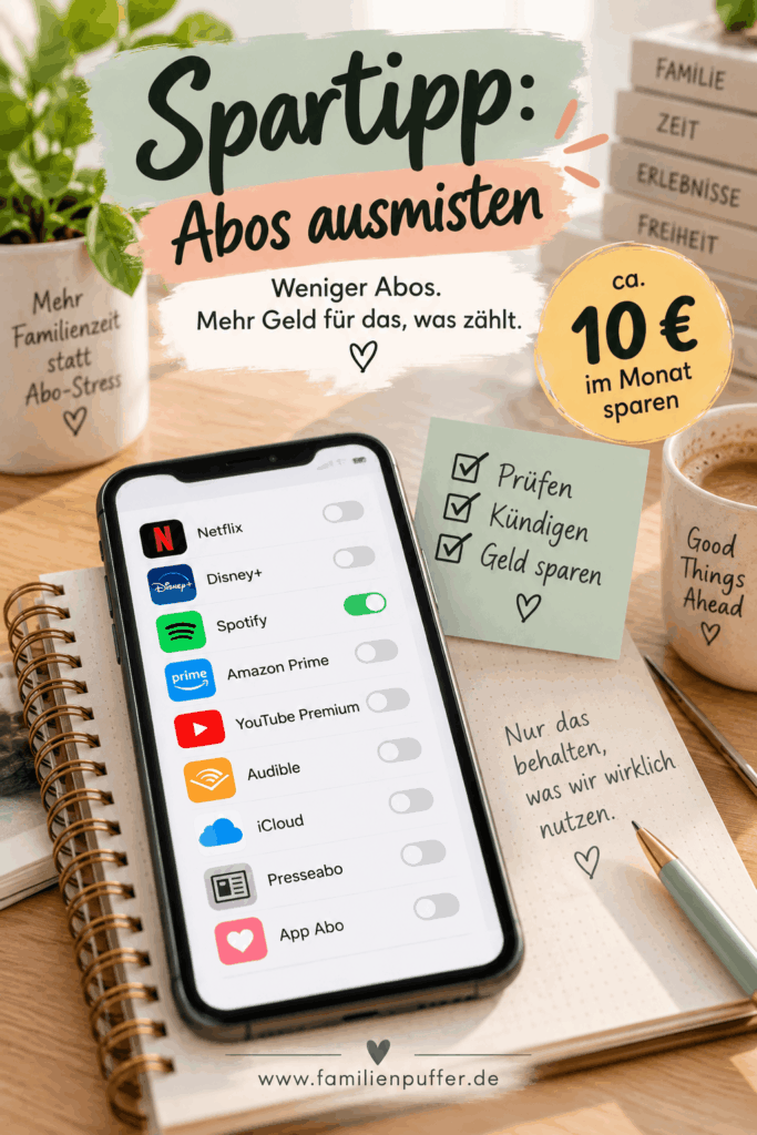Spartipps für Familien