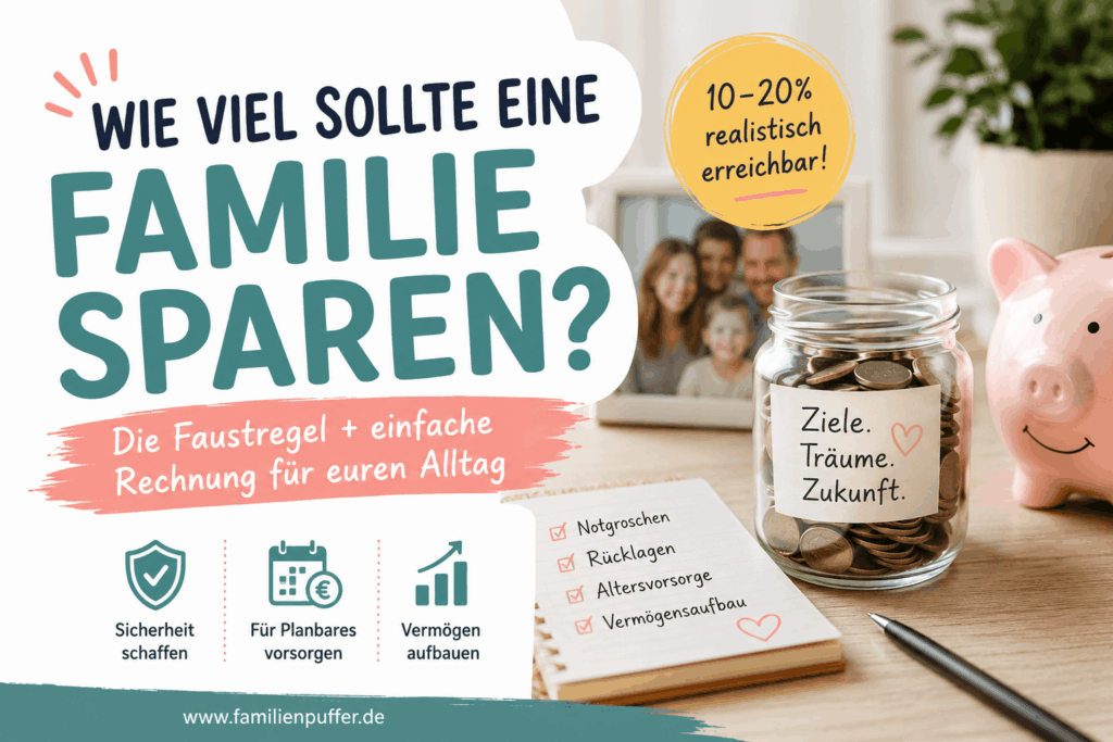 Geld sparen als Familie