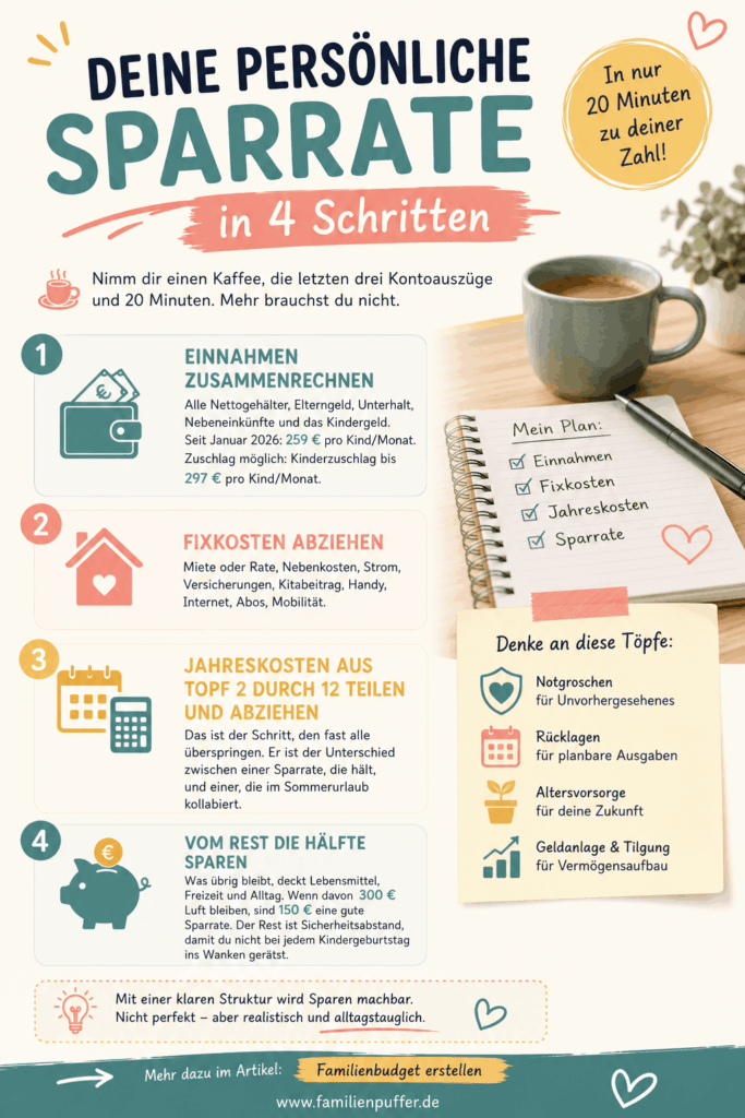 Geld sparen als Familie